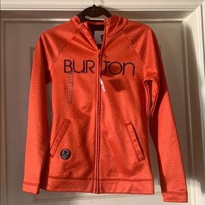 Burton Water Repellant Hoodie Zip Up XS NWT